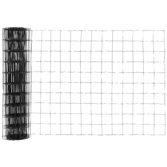 Gitterzaun, HxL: 100 x 2000 cm, Stahl, anthrazit