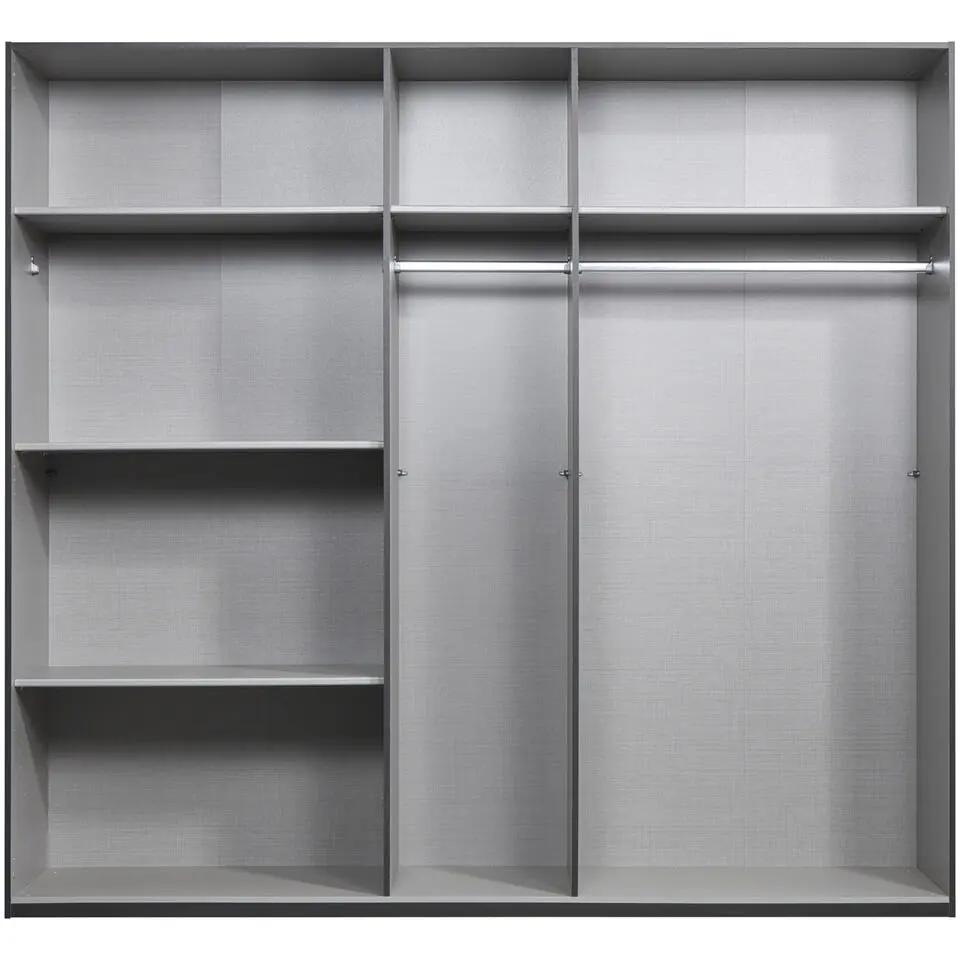 Legplankenset Milaan (2 stuks) - lichtgrijs - 87 cm