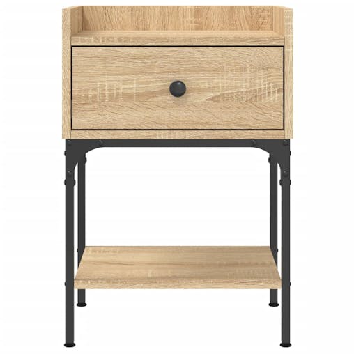 NNEVL Bedside Tables 2 pcs Sonoma Oak 40.5x31x60 cm Engineered Wood