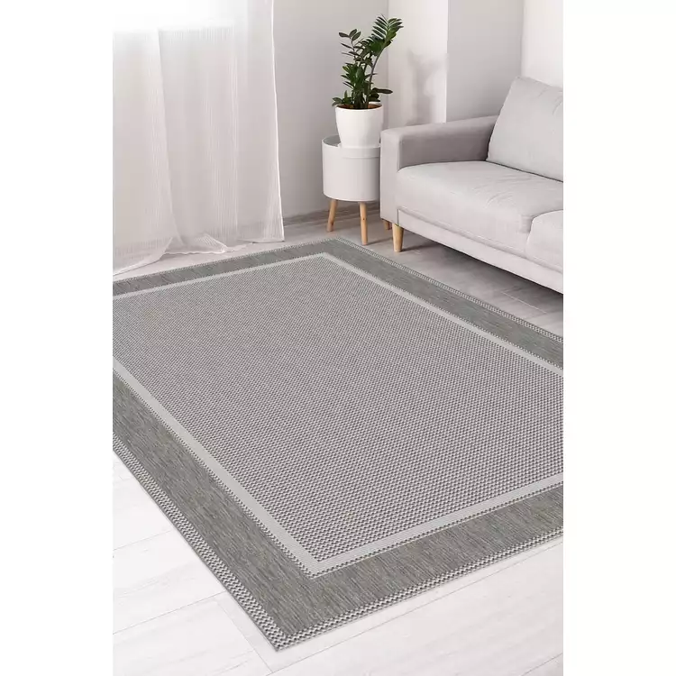 Solstice Grey Indoor Outdoor Rug