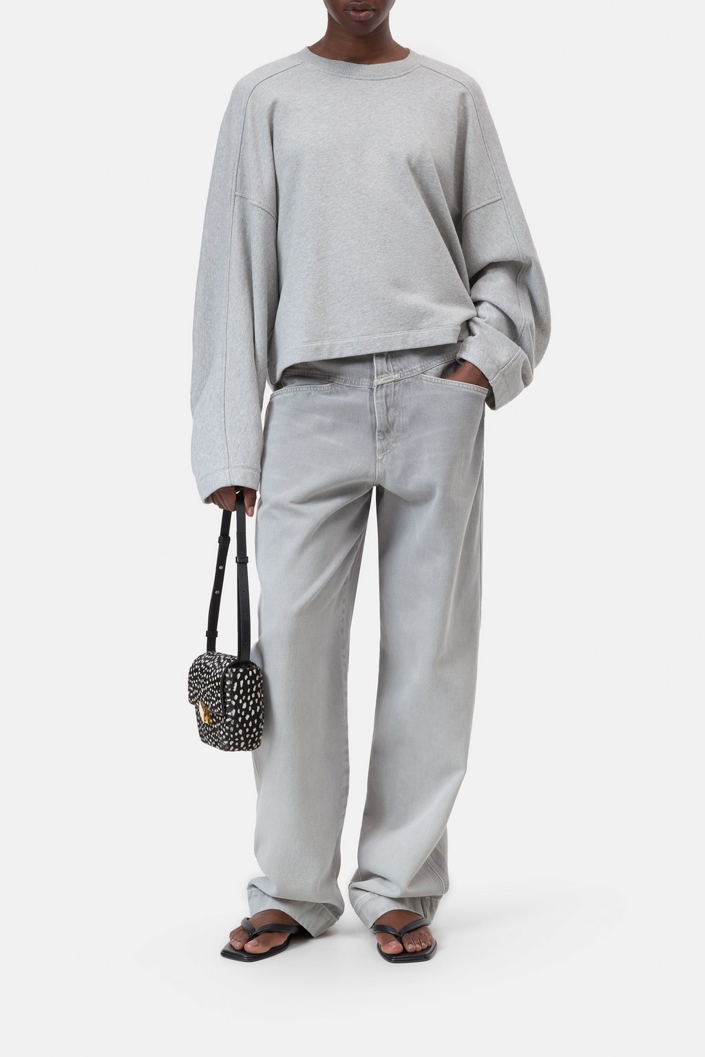 Sweatshirt mit Raffungen