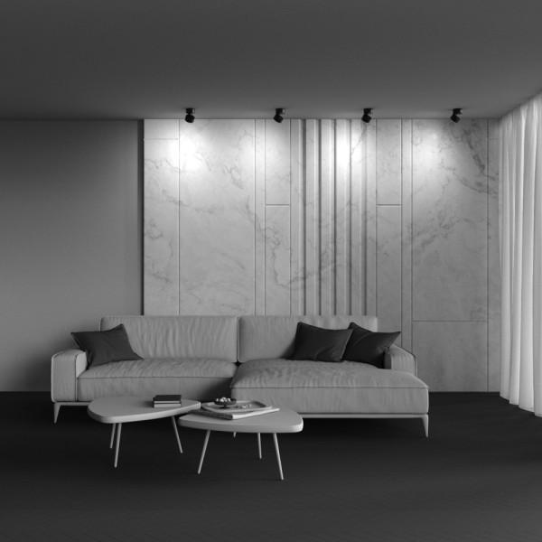 Reflektor sufitowy ONDA ruchomy czarny LED 12W 3000 K 780lm IP20 Maytoni