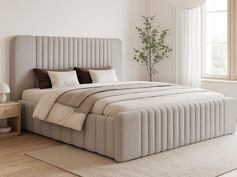 Łóżko 160x200 Verto Comfort z pojemnikiem, tkanina Perfect Harmony 80