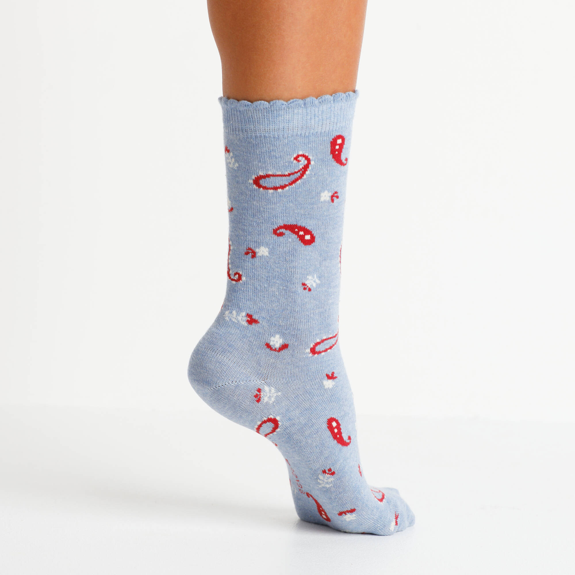Chaussettes fantaisie à motifs cachemire - lot de 3