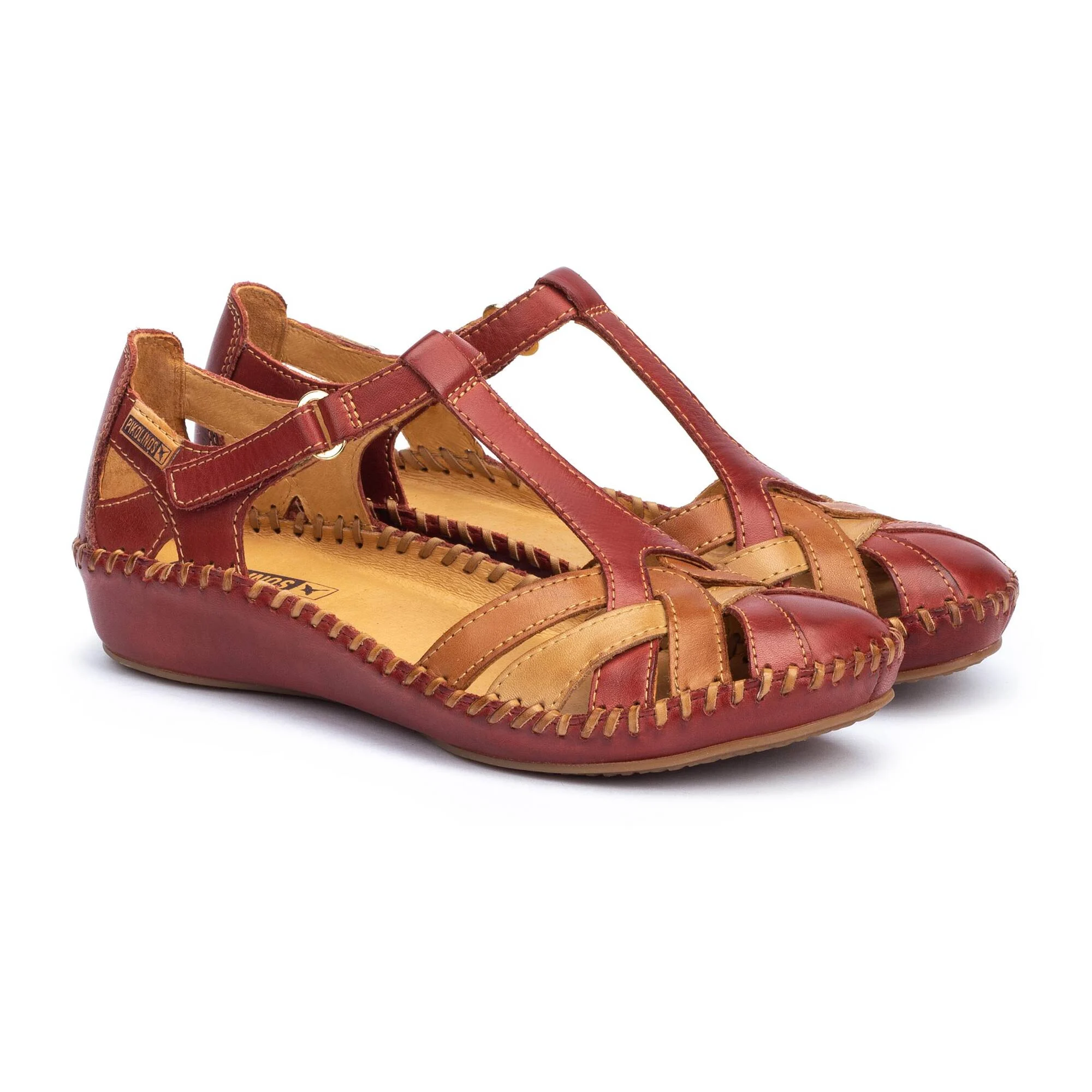 P. VALLARTA - Zapato semiabierto con cierre adherente para mujer