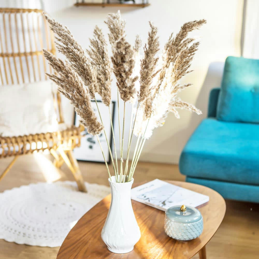 PLUMEAU - Botte de fleurs séchées plumeau de Provence x10