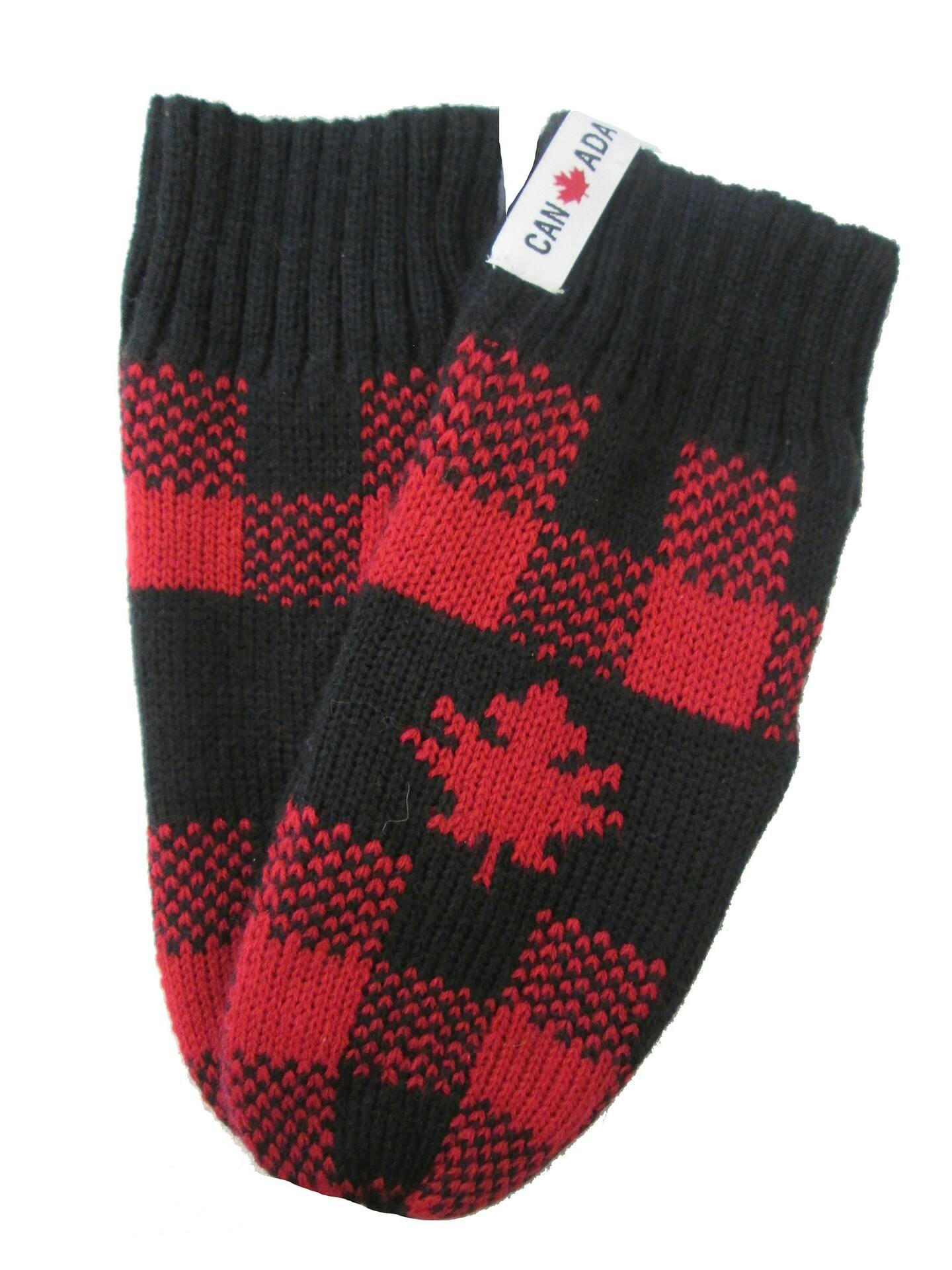 Canada Mittens, Red