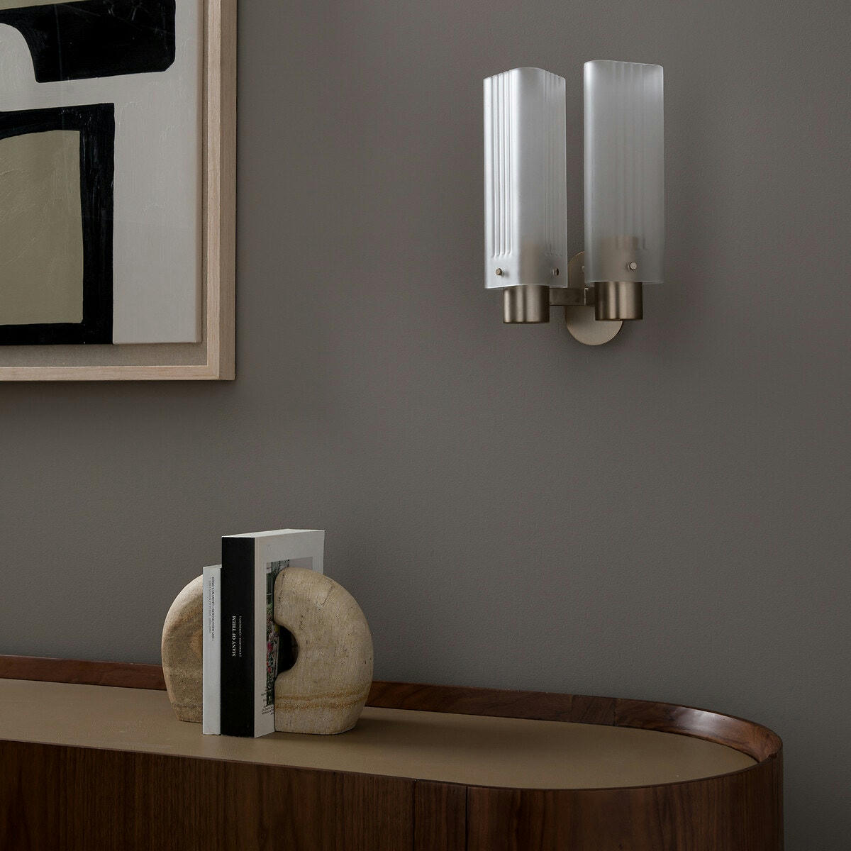 Applique double Strozzi, design E. Gallina