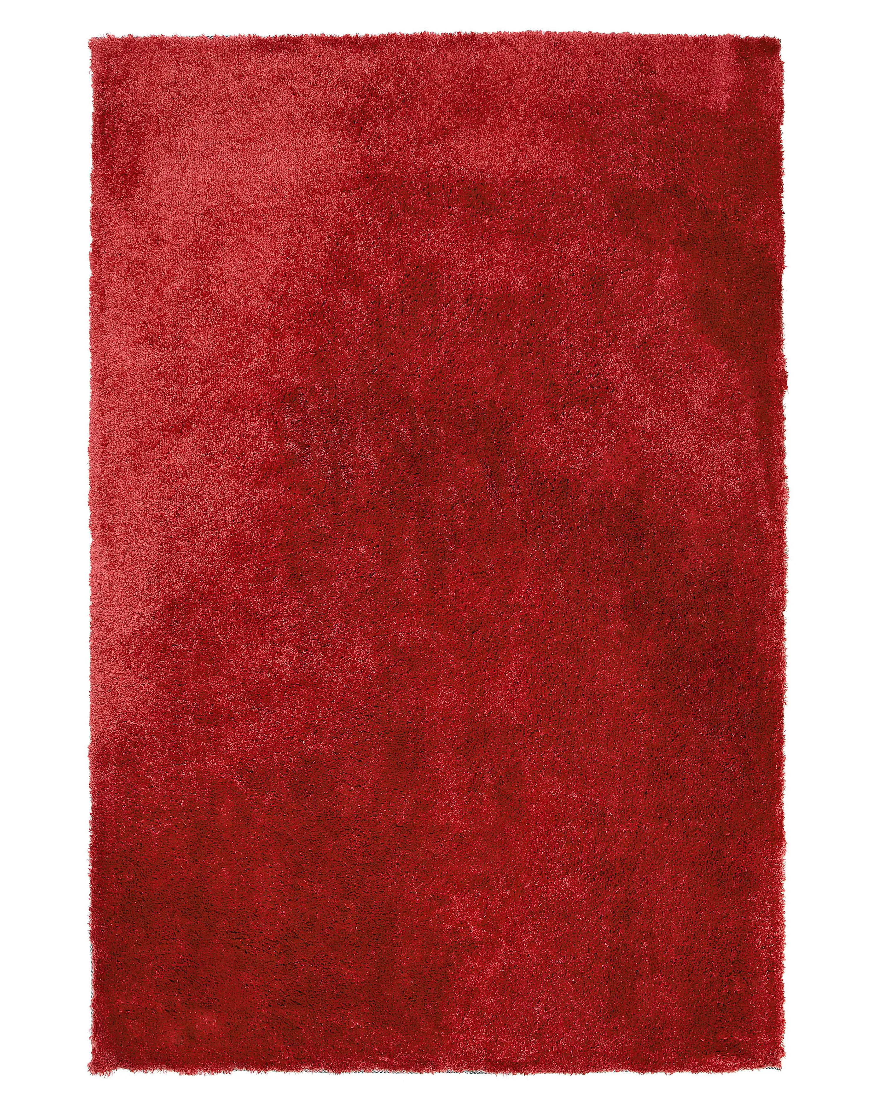 Shaggy Rug EVREN Red 140 x 200 cm