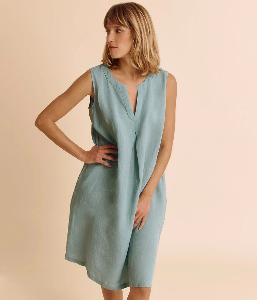 Robe housse en lin lavé ROCALLA/85192/246