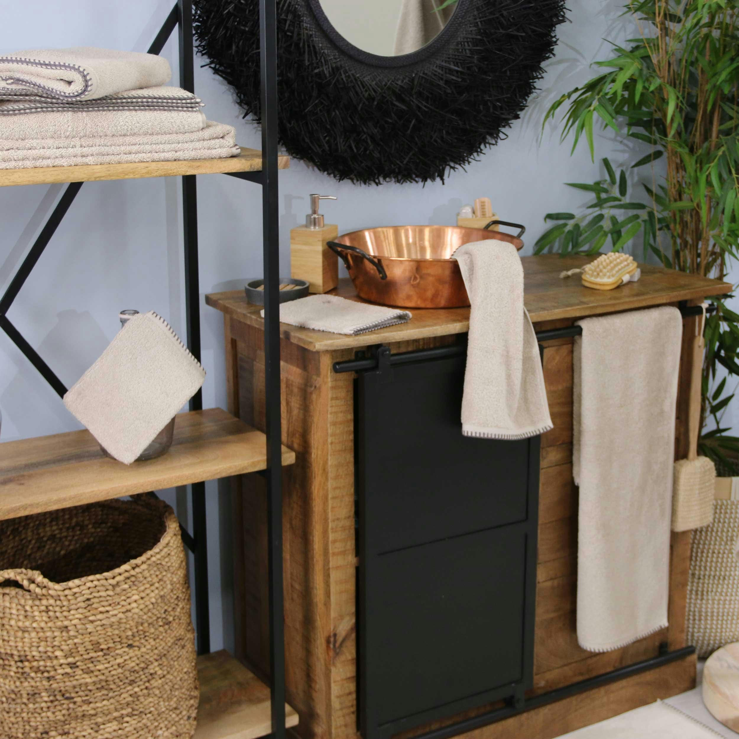 GRAND HOTEL BAIN - Drap de bain grand hôtel coton naturel 150 x 100