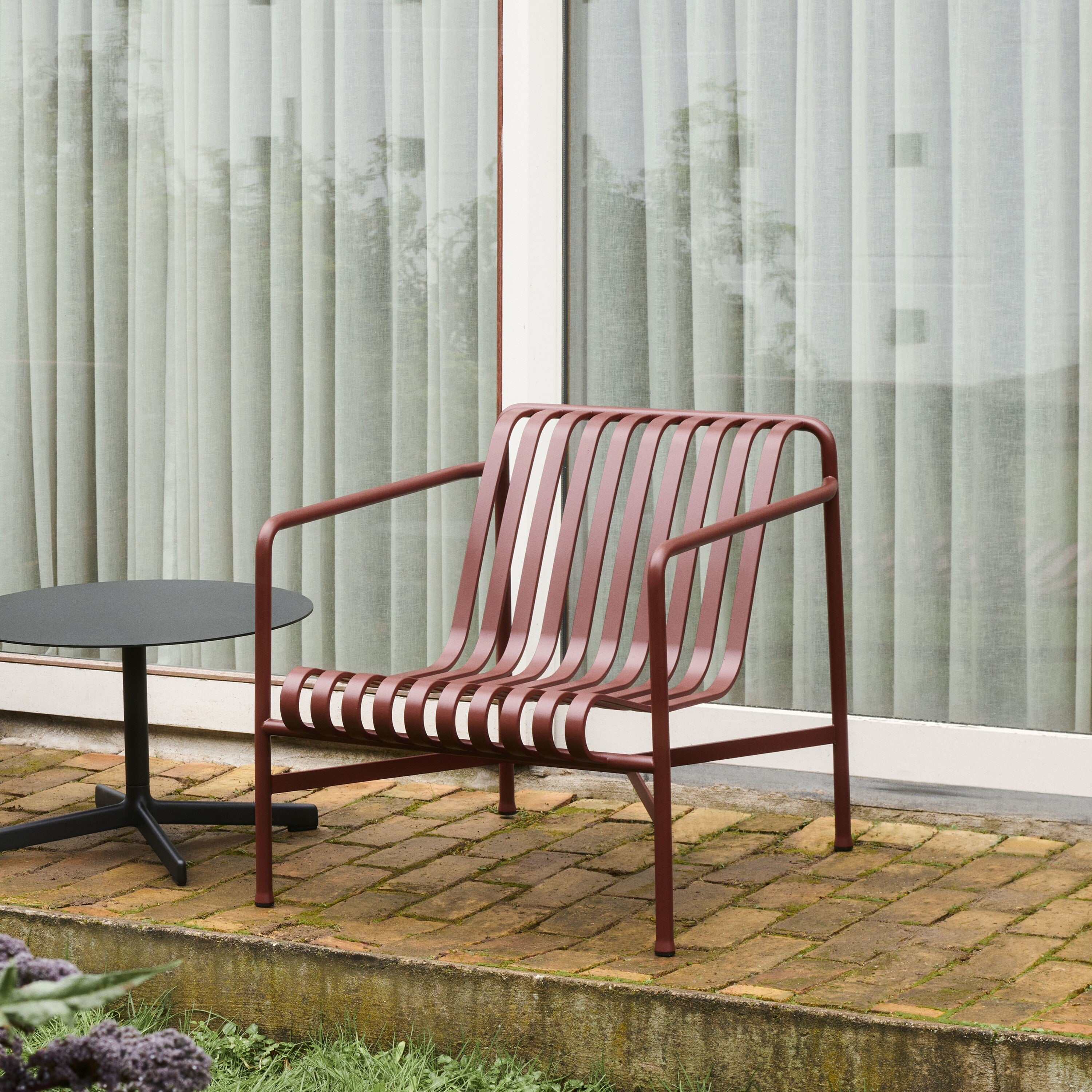 HAY Palissade Lounge Chair Low - Iron Red