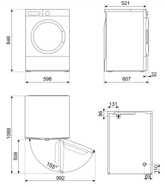 Suszarka Smeg DNP82SEIN