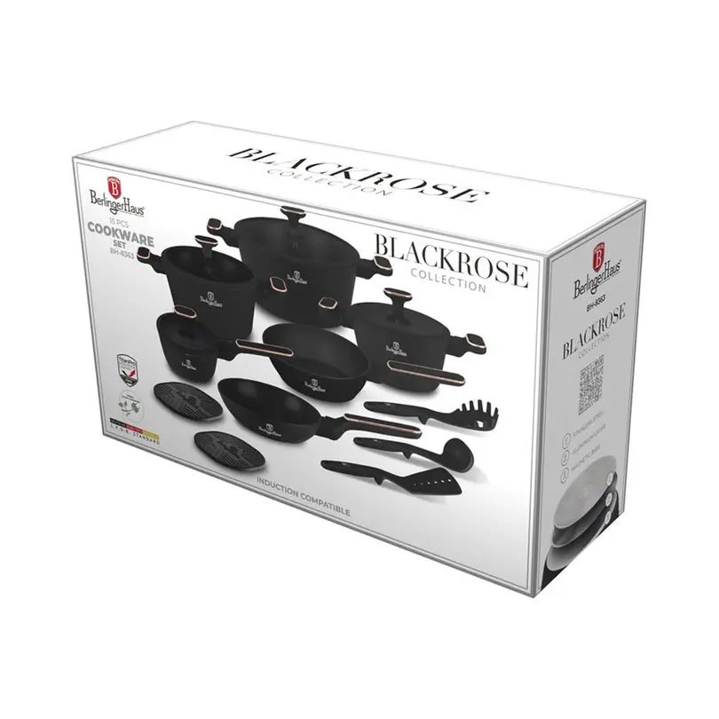 Kochtopf 15-teilig Black Rose Collection
