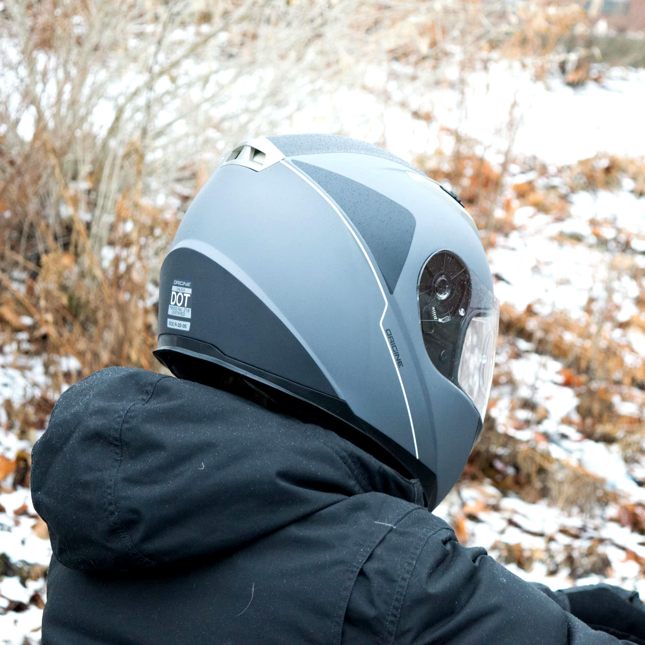 Origine Galica Men's Snowmobile Helmet, Grey, Assorted Sizes