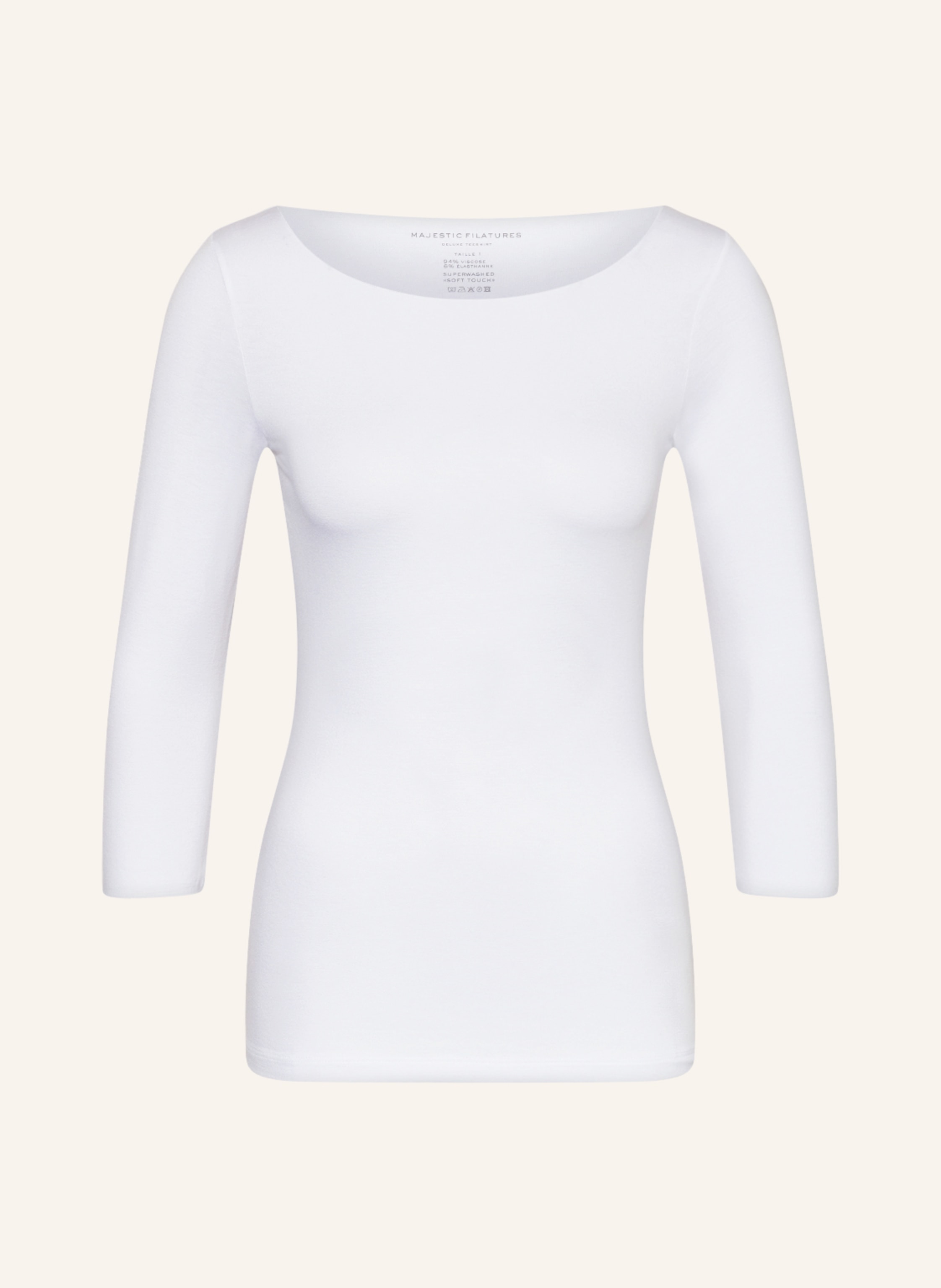 MAJESTIC FILATURES Shirt mit 3/4-Arm