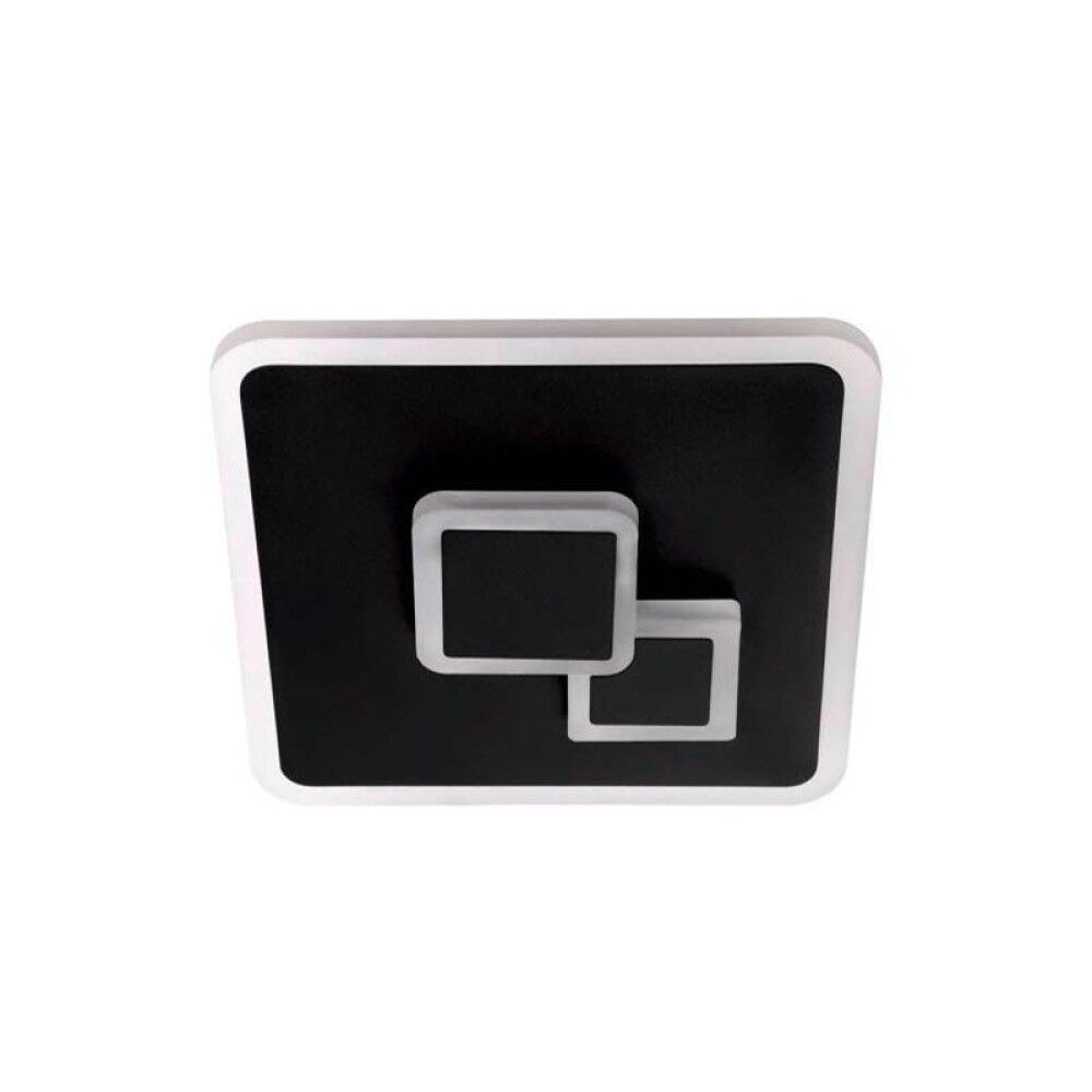TAKLAMPE EGLO LED CADEGAL SVART/HVIT 20X20 CM