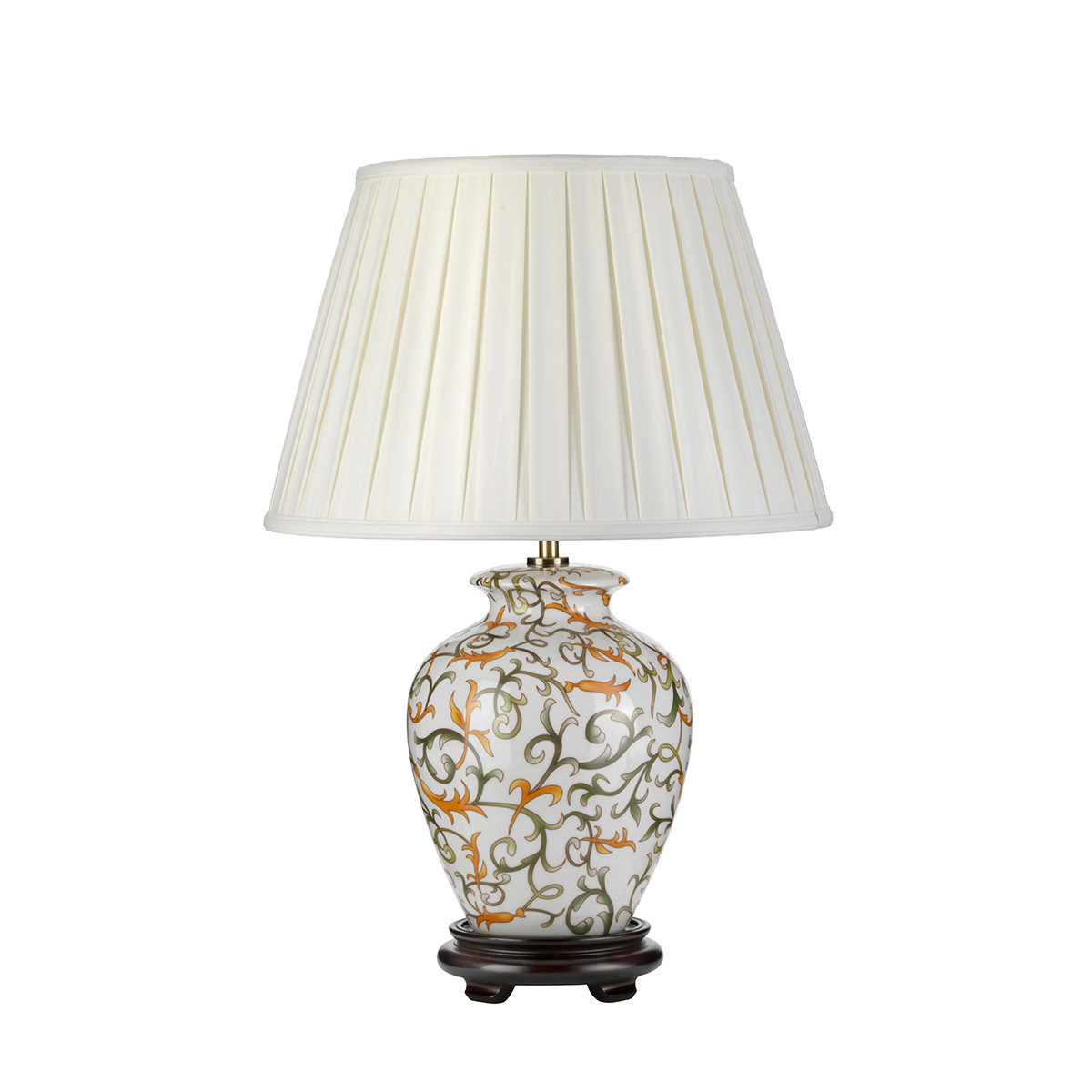Lampa stołowabiało-pomarańczowa Soling 1xE27x60WDesigner's Lightbox