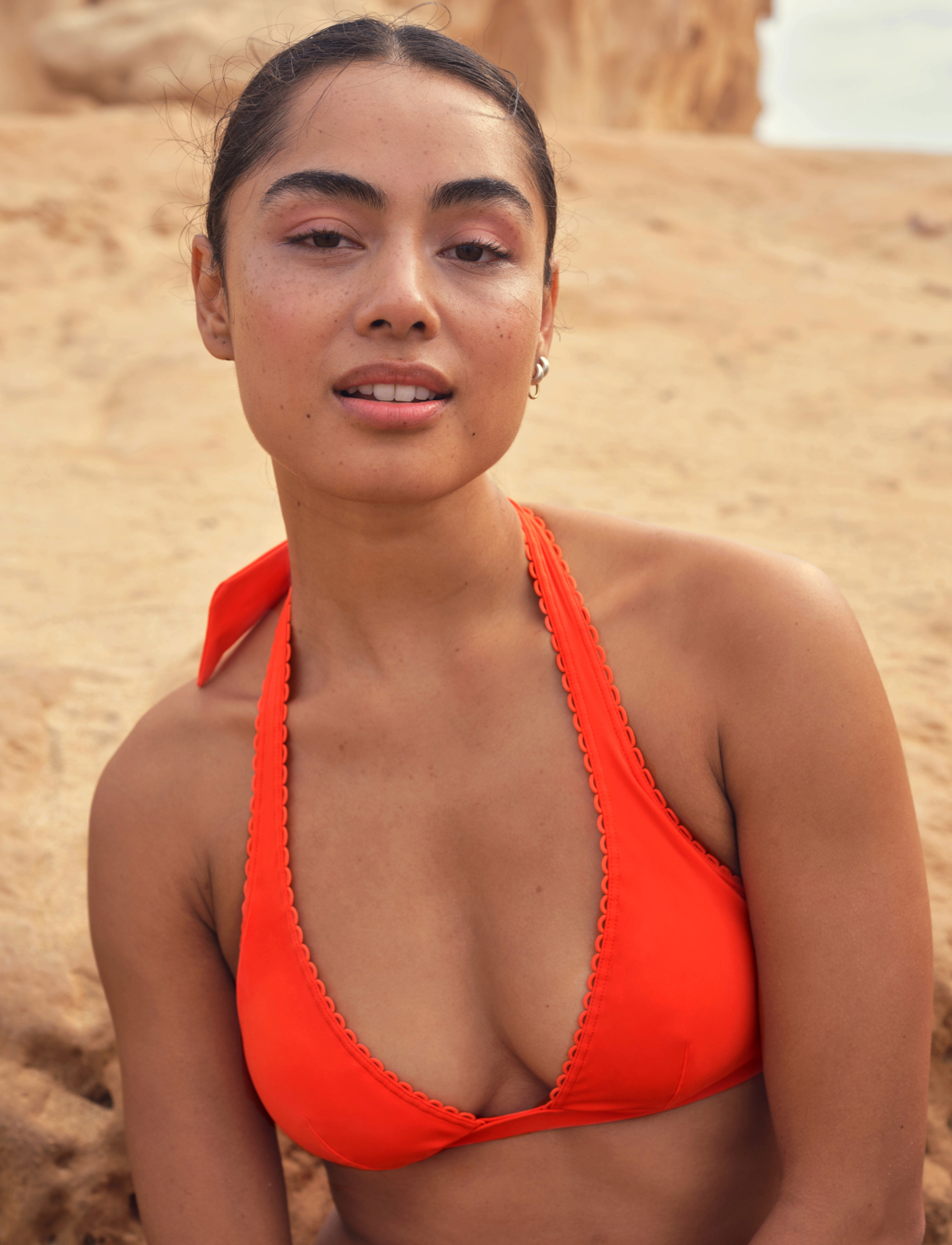 Haut de maillot de bain triangle sans armatures paddé YACHT