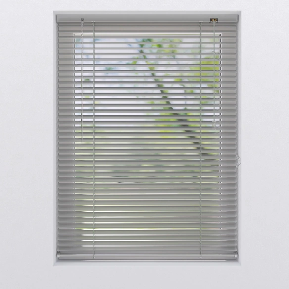 Aluminium-Jalousie, BxH: 120 x 150 cm, Aluminium, silber