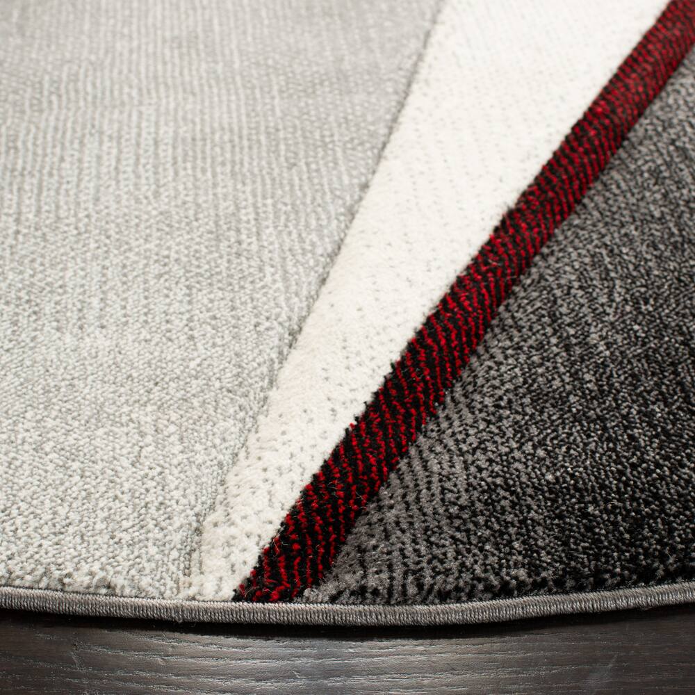 Safavieh Hollywood 712 Rug, Grey/Red