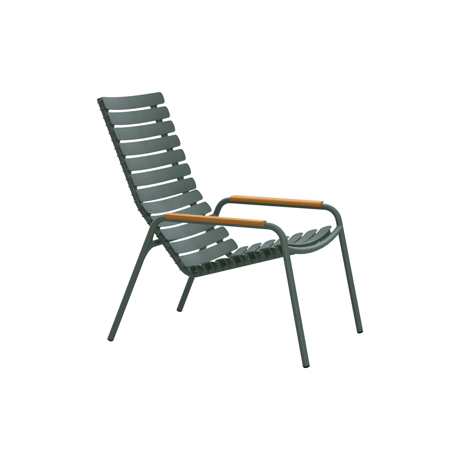 ReCLIPS bambus loungestol, olive green