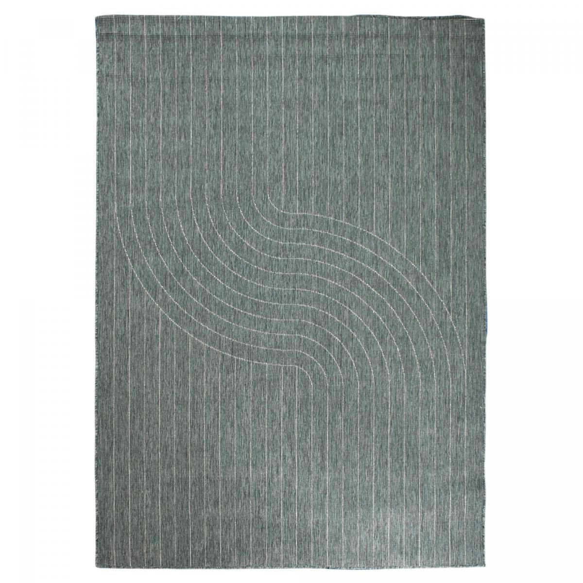 COURBEV REVERSIBLE - Tapis extérieur vert 160x230