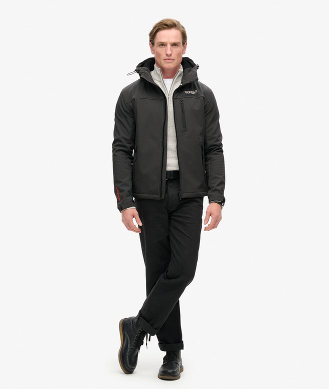 Hooded Ripstop Softshell Trekker Jacket