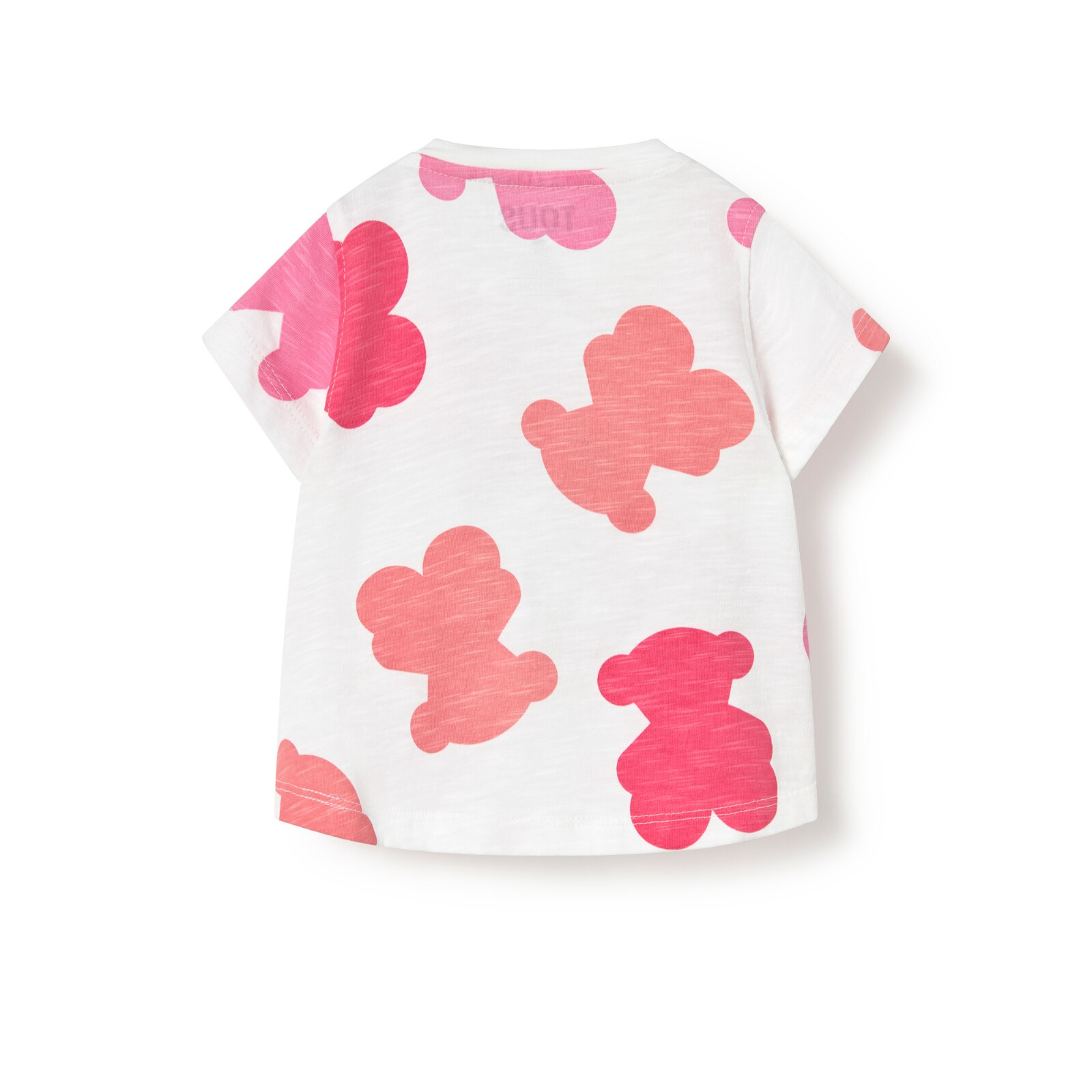 Camiseta con osos Casual rosa