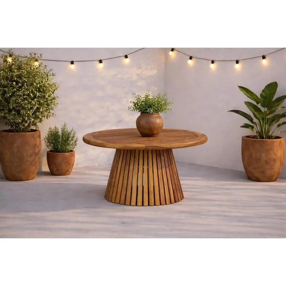 Svea - Catalina ronde loungetafel - ?70 cm - naturel
