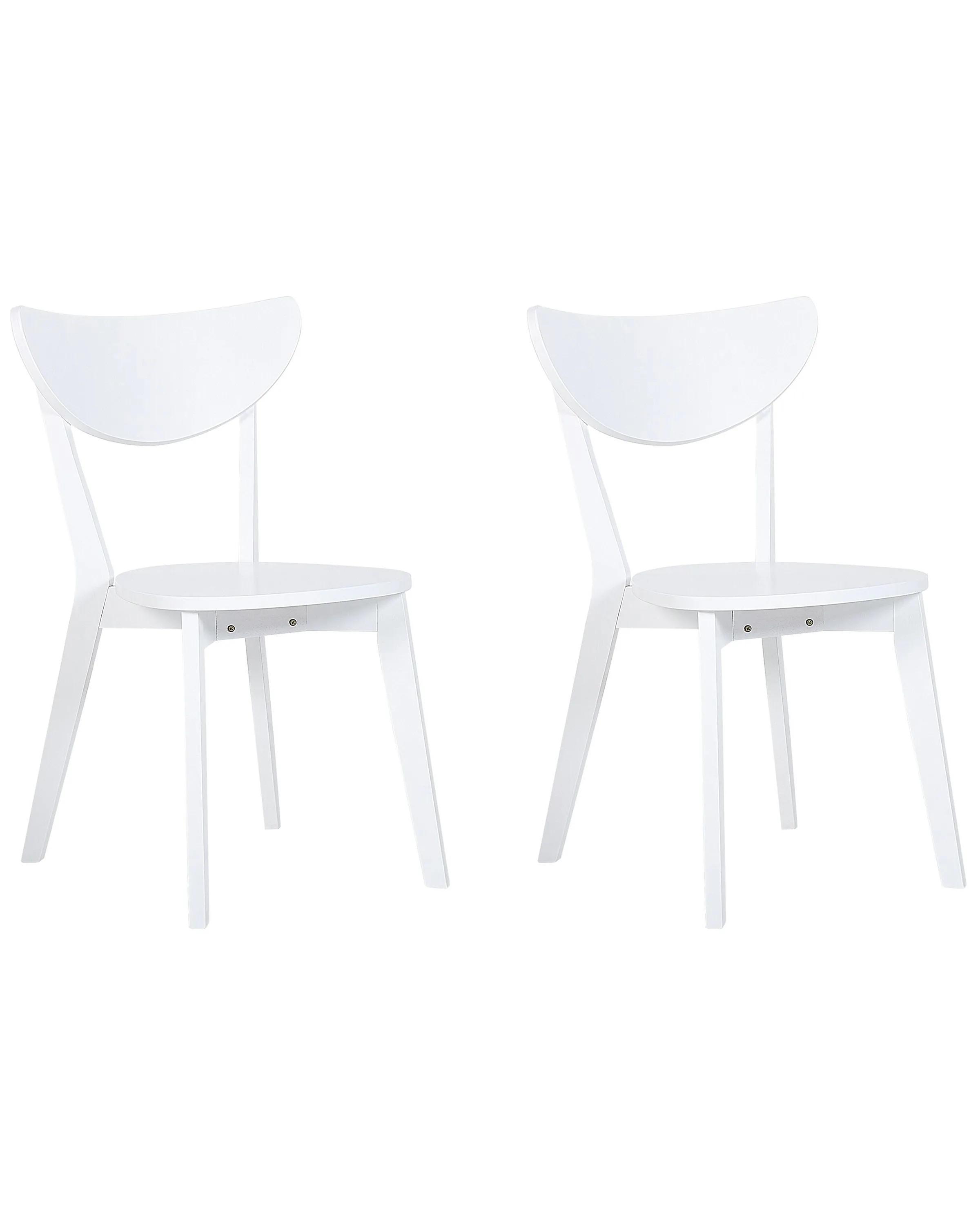 Set of 2 Dining Chairs ROXBY White