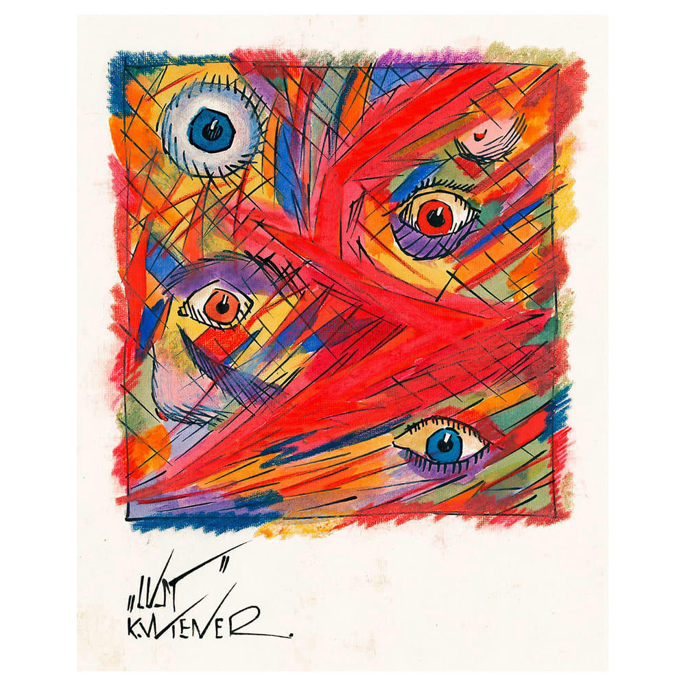 - Tableau - Lust - Karl Wiener 40x50cm