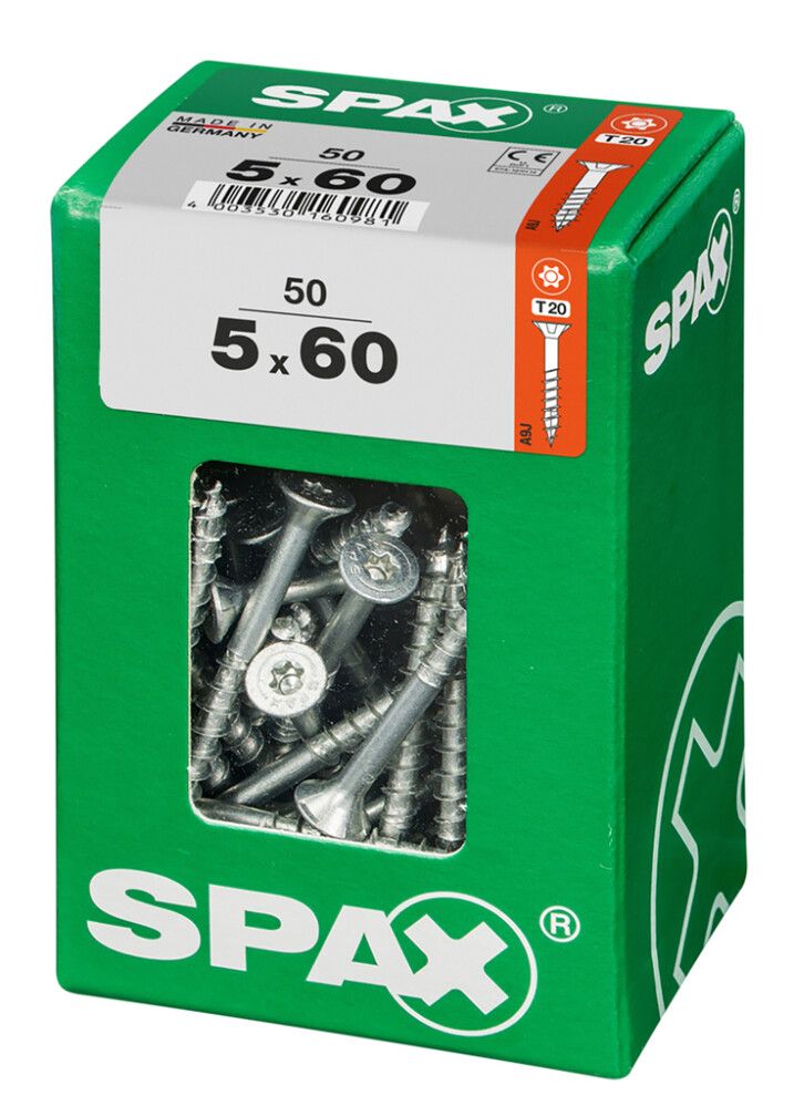 TRESKRUE SPAX TFT 5X60MM 50STK/PK