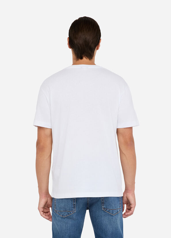 T-shirt in cotone con logo