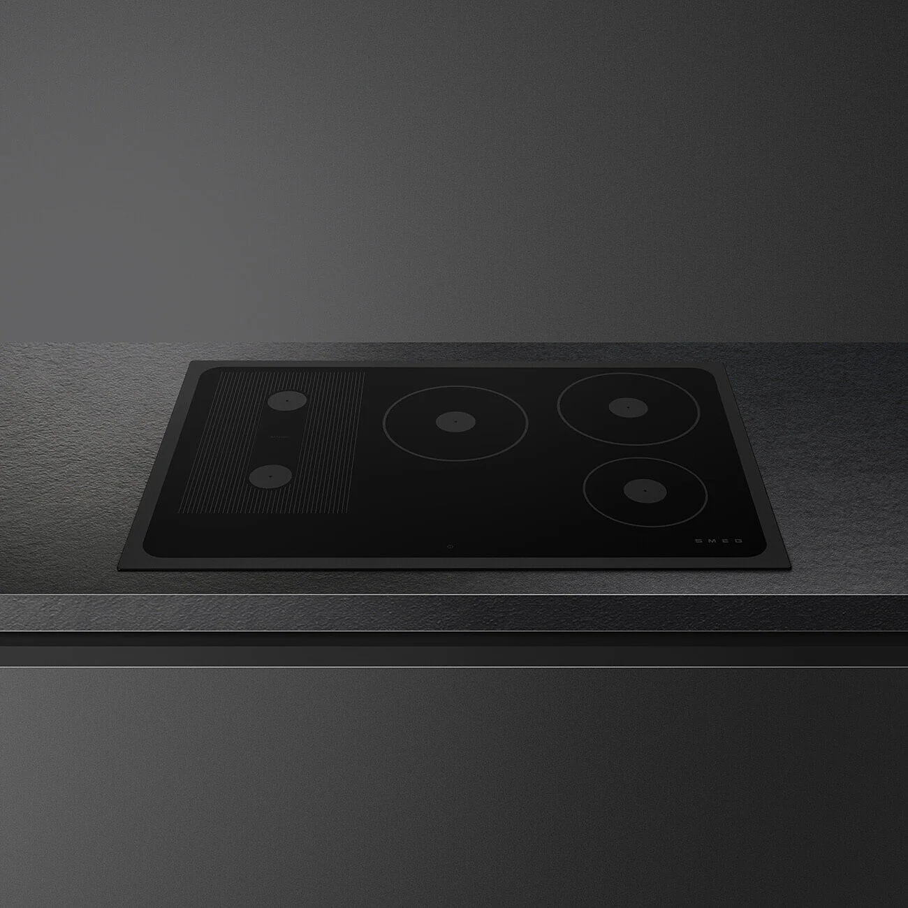 80cm Musa Induction Auto-Vent 2.0 Hob Black