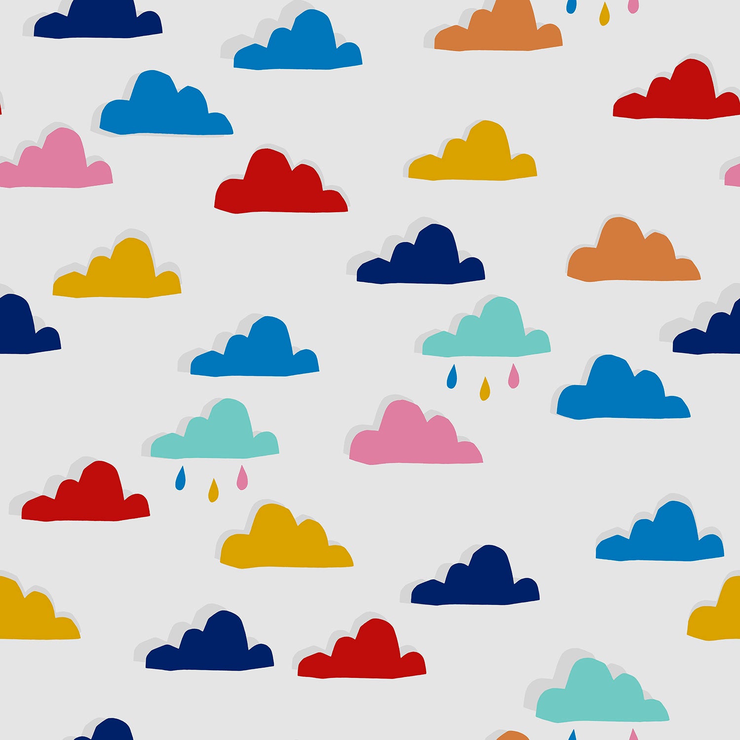 Joules Vliesbehang - Whatever the Weather Rainbow - Multikleur - 10mx52cm
