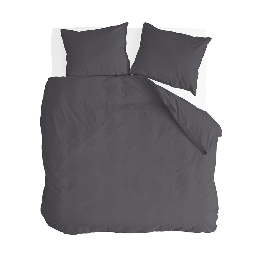 Byrklund - Dekbedovertrek Go Velvet - 240x220 cm - Off Black