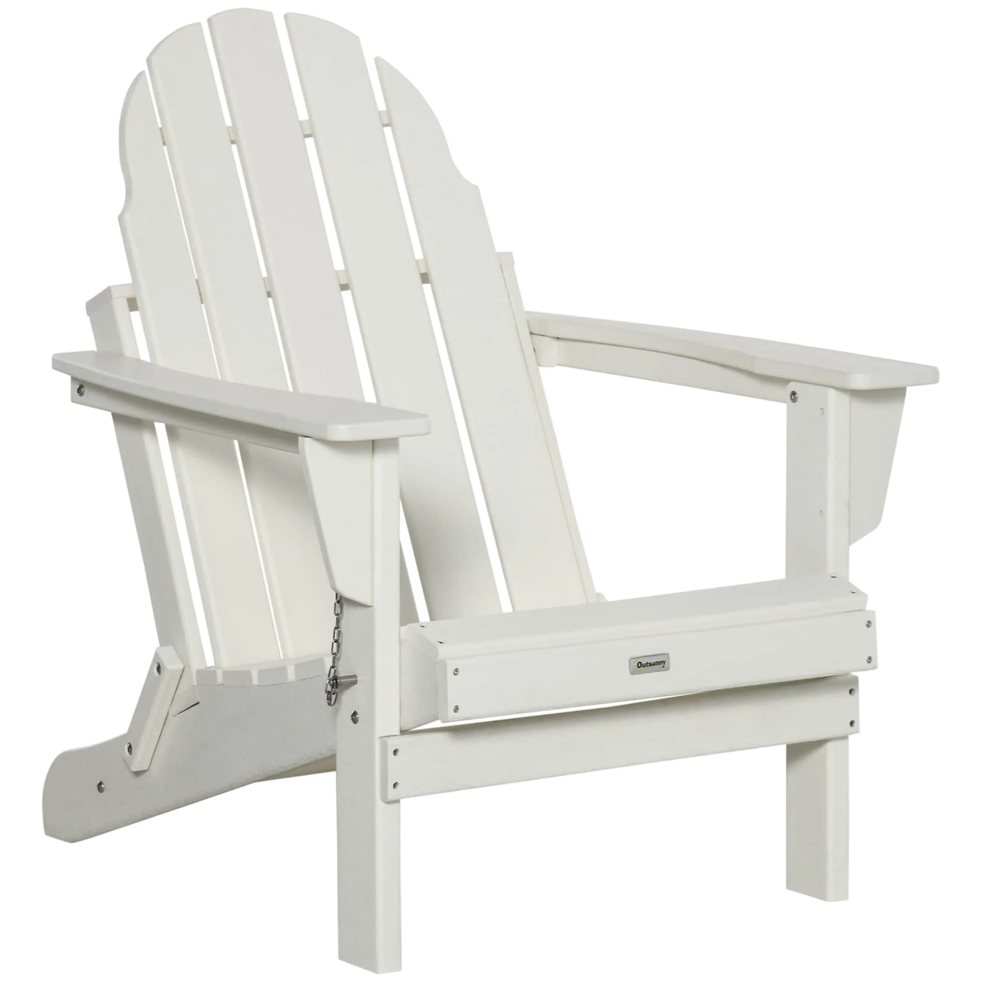 Folding Faux Wood Adirondack Chair