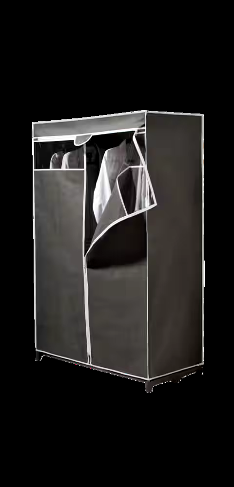 type A Ease Freestanding Wardrobe with Clear View Cover