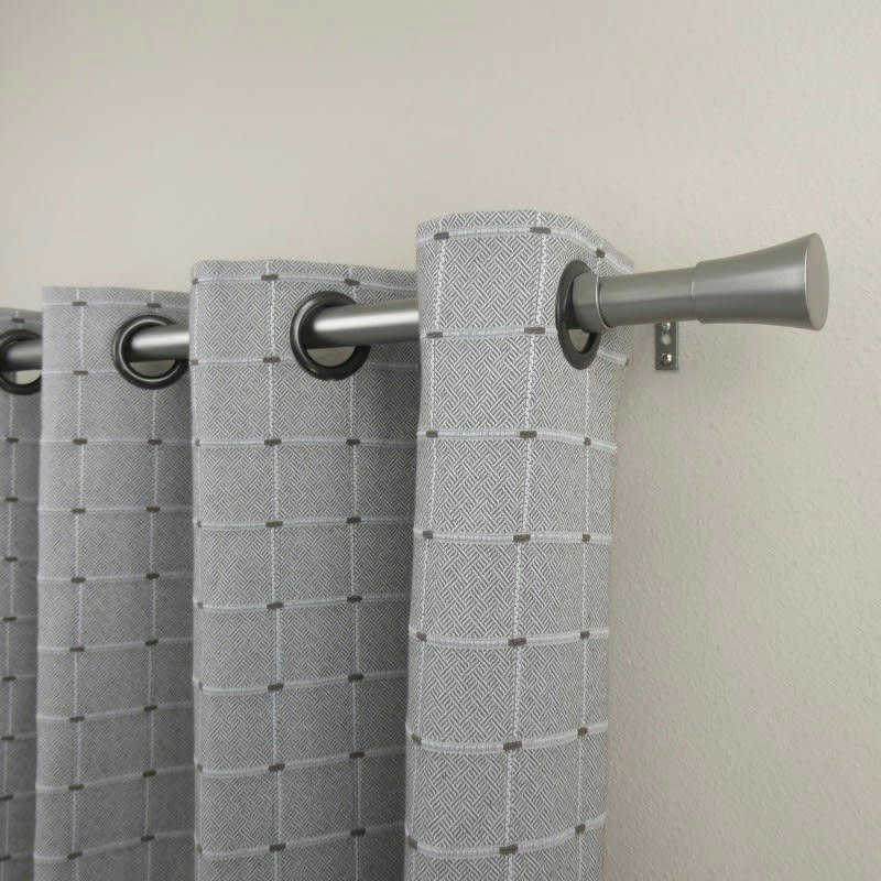 CHELSEA - - Tringle extensible ø 25/28 110 à 210 cm - Nickel