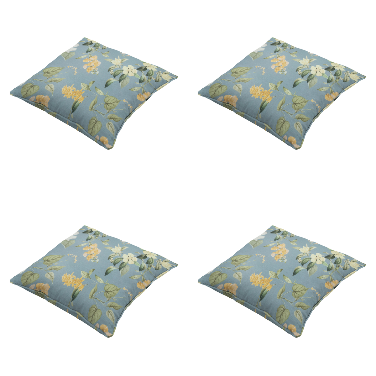 Madison sierkussen Julliete - mulitkleur - 50x50x10cm - set van 4