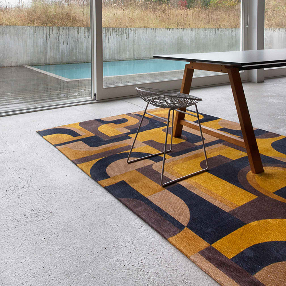 Louis de Poortere Yellow Meyer Vloerkleed 140 x 200 cm - Nuance