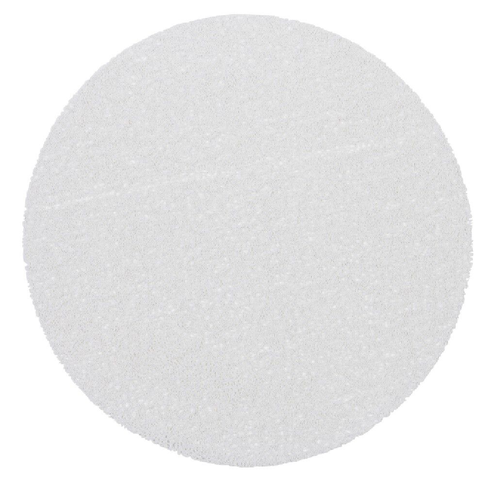 Set de table rond pvc effet spaghetti crème uni Ø38 cm