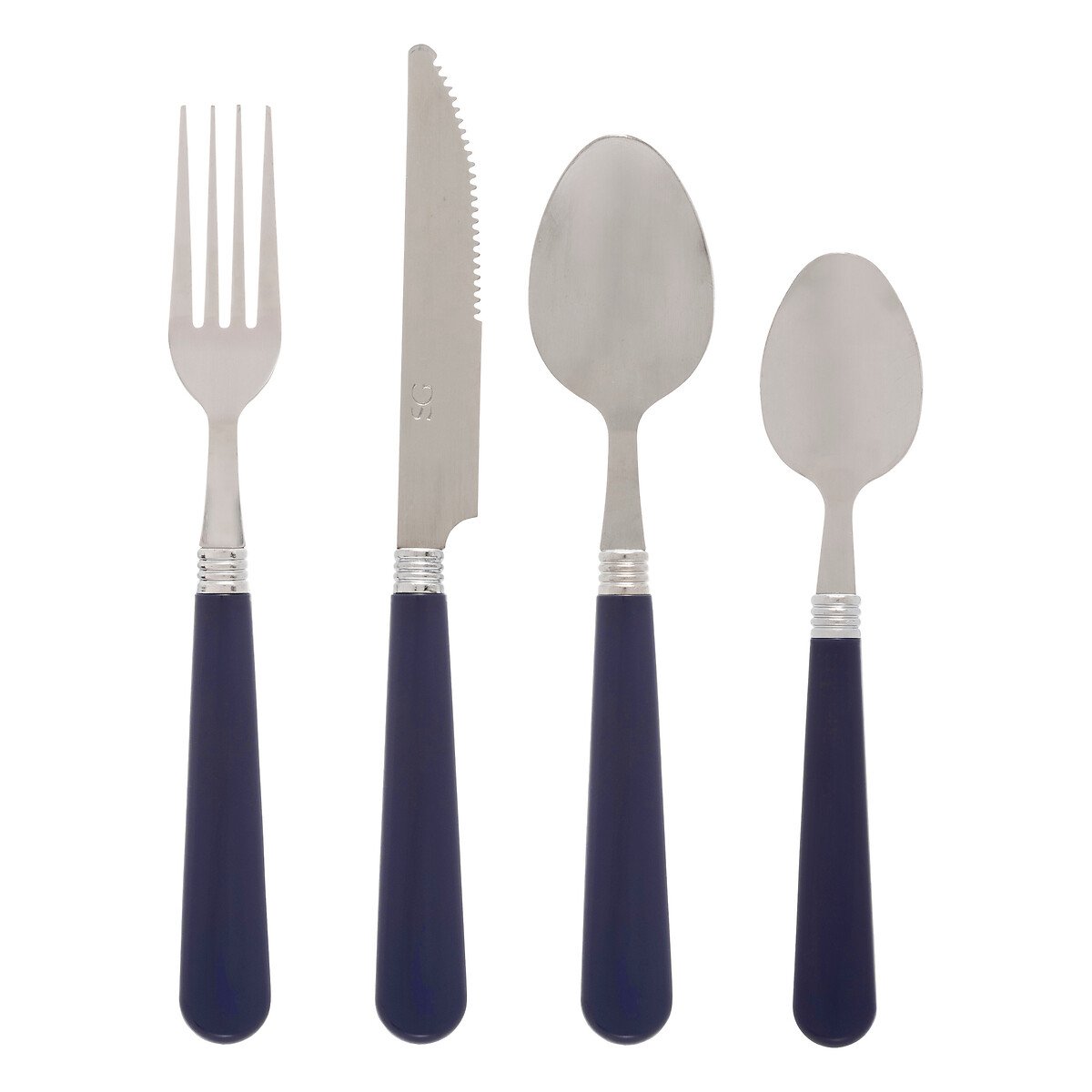 Faqueiro de 24 peças COLORAMA azul