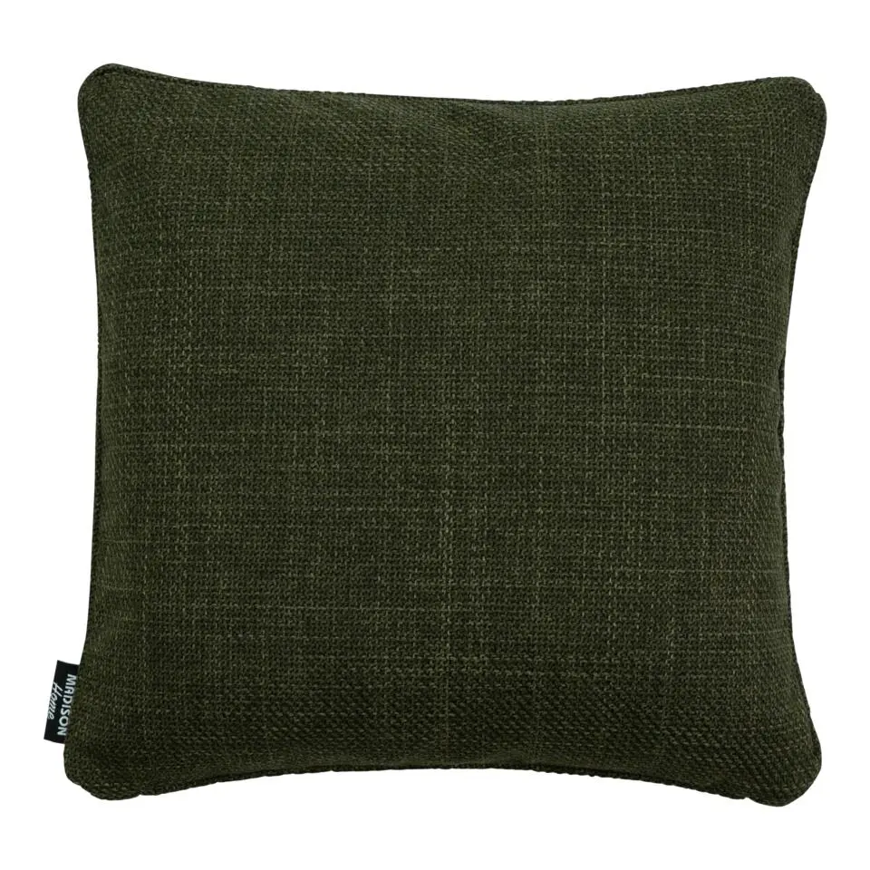 Madison - Sierkussen Nola green - 45x45x10cm - Set van 4
