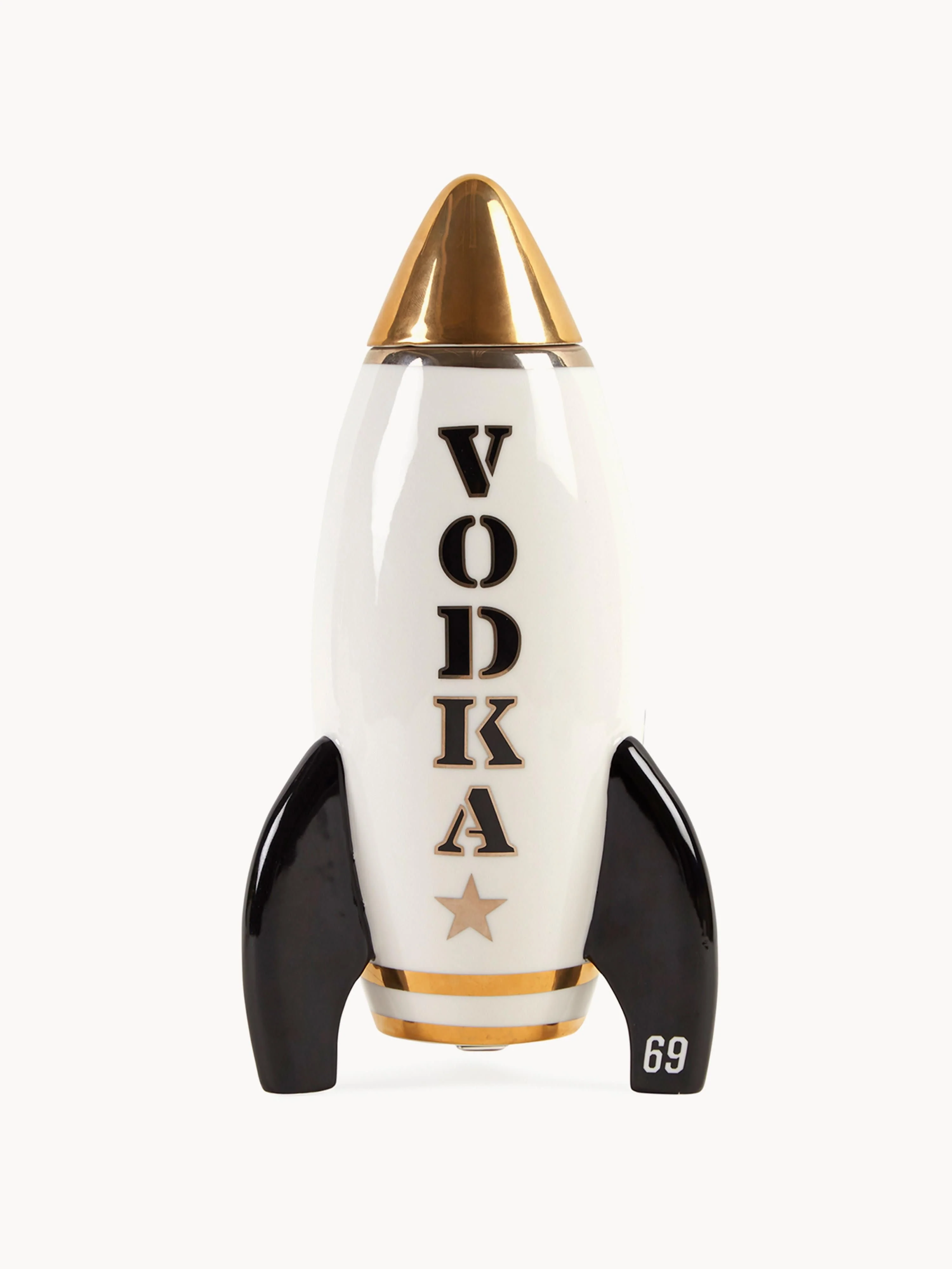 Dekanter Rocket mit Goldakzenten, 830 ml