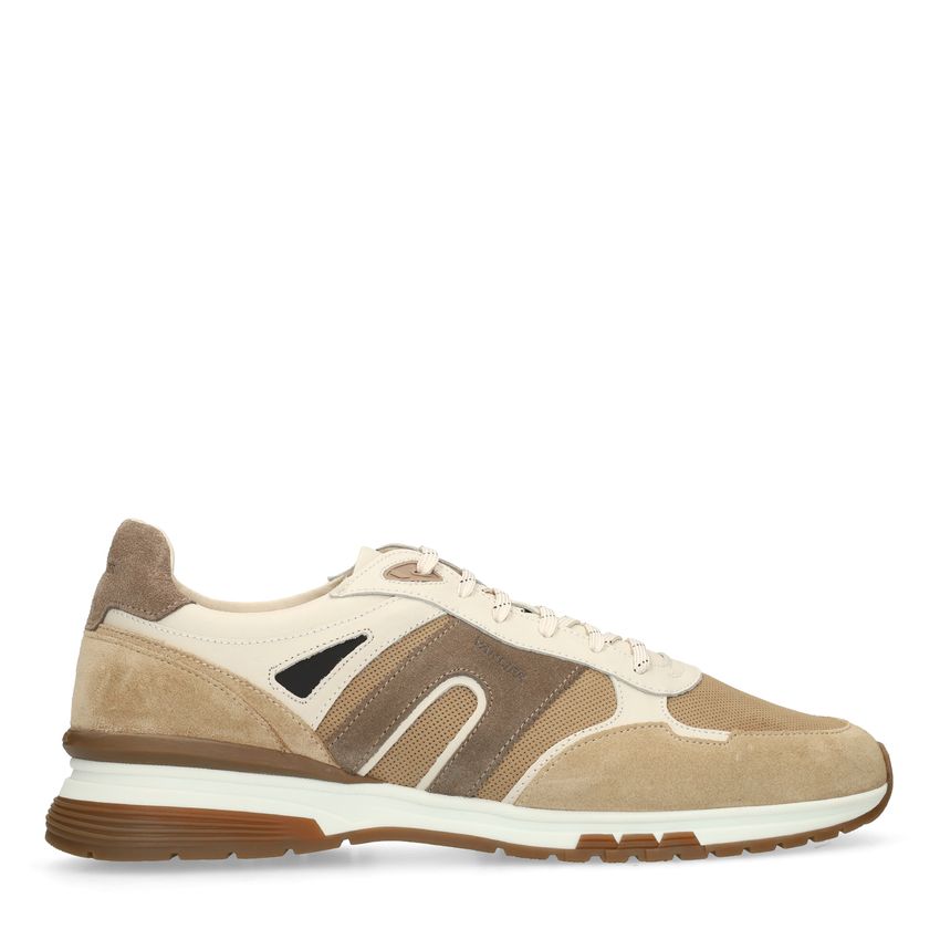 Van Lier Taupe suède sneakers