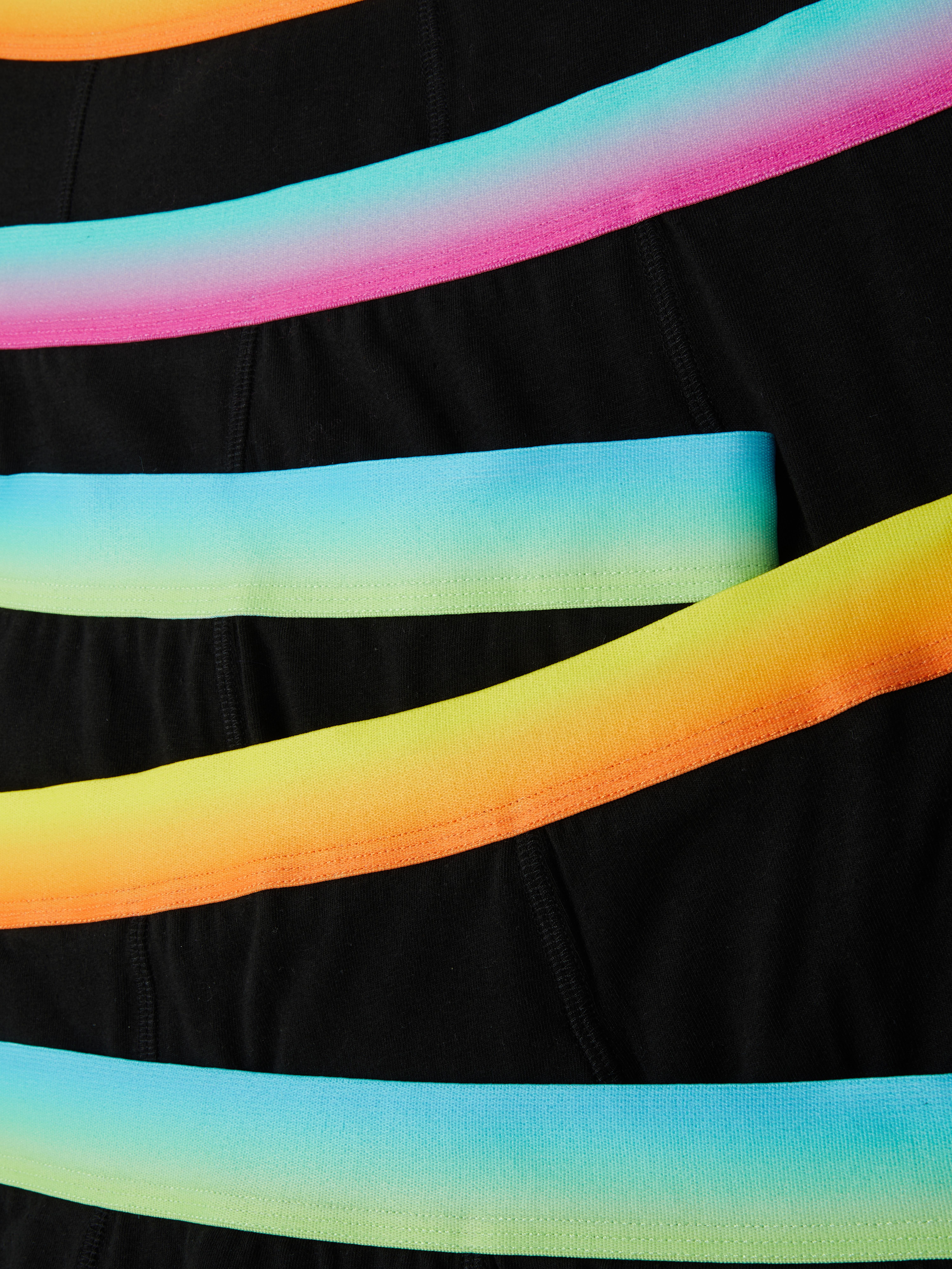 5-Pack Color Waistband Boxer Briefs