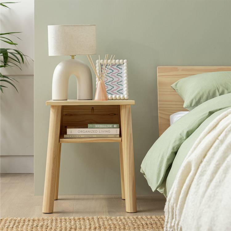 Habitat Akio Side Table - Natural