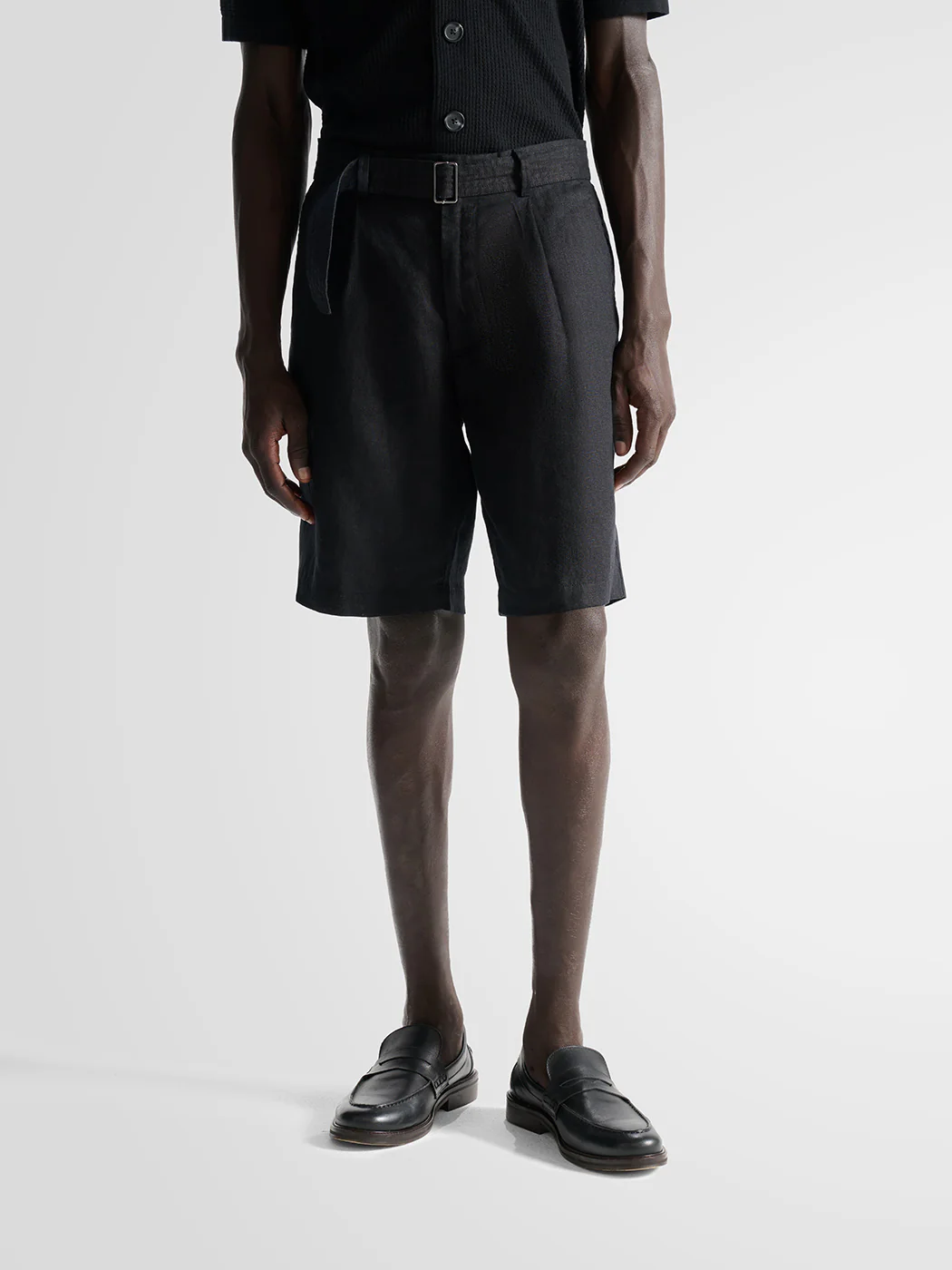 Bermuda loose en coton lin - L'atelier